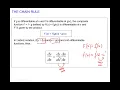 Math 140 2 5 Chain and 2 6 Implicit