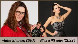 asi lucen los actores de triunfo del amor antes y despu s 2022