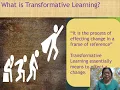 Transformative Learning Theory