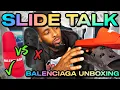 Unboxing Balenciaga Slides to Compare them to Gucci Slides Tips about slides before purchase