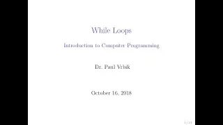 Lecture 13 Section 1 -