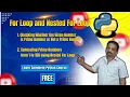 For Loop Nested For Loop Prime Number in Python print prime numbers from 1 to 100