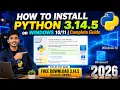 How to Download and Install Python 3 14 5 Programming on Windows 2026 in English