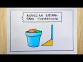 Gambar poster buanglah sampah pada tempatnya