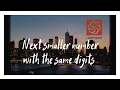 CodeWars - Next smaller number with the same digits