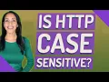 Is http case sensitive
