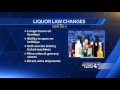 Changes to Pennsylvania s liquor law in effect