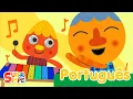 Lagu A Canção Feliz | Canções Infantis | Super Simple Português