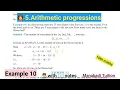 10th class math Chapter 5 Arithmetic Progression Example 10 with notes CBSE NCERT