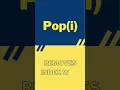 pop vs remove in python list methods