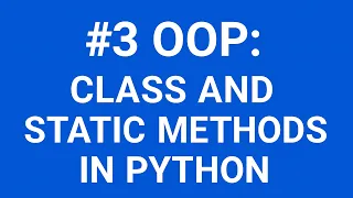 Class and Static Methods in python