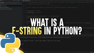 What Is A F-String In Python