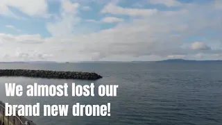 We almost lost our brand new drone! | Boating Journey