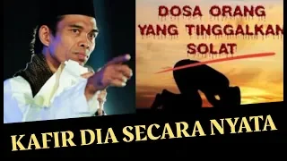 hukum meninggalkan sholat wajib secara sengaja tanya jawab ustadz abdul somad