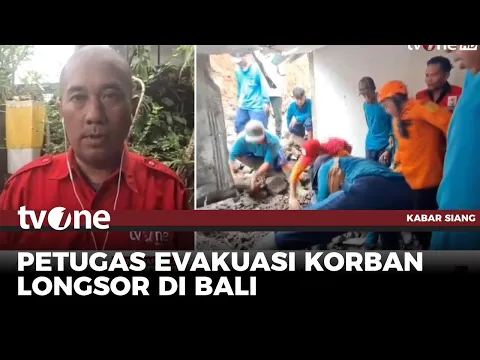 8 Pekerja Bangunan Tertimbun Longsor di Denpasar
