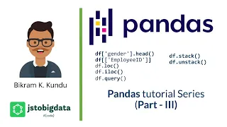 Indexing Slicing and Stacking the Dataframe in Pandas - Data Science Tutorial by Bikram Kundu