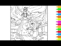 Disney Frozen Elsa Olaf Anna Kristoff Sven Magical Moment Frozen Coloring Pages