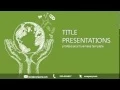 Green Your Presentations Eco-Friendly PowerPoint Template for Ecologists