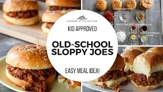 Awesome OLD SCHOOL SLOPPY JOES Homemade Easy Tasty 