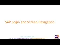 SAP Login and Screen Overview