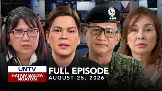 UNTV: Hataw Balita Ngayon | August 25, 2026