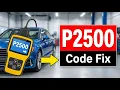 How To Fix P2500 Code - Generator Lamp Control Circuit Low Voltage Repair