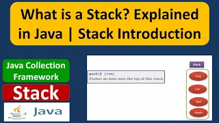 What is a Stack Explained in Java Stack Introduction Java Collection Framework