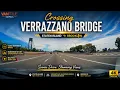 Driving Across Verrazzano Bridge Staten Island to Brooklyn 4K