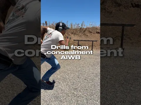 Drills from concealed AIWB