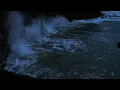 Ocean Waves at a Hidden Moonlit Pearl Cove 🤍🌊 Deep Sleep & Relaxation Sounds | 10 Hours Black Scre