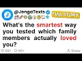 Download Lagu [FULL STORY] What’s the smartest way you tested which family members actually loved you?