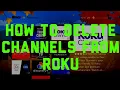 Roku How to Delete Channels