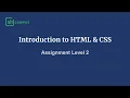 Web Resume Project in HTML CSS Level 2 Assignment