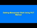 Exploiting WebDAV method - Manually