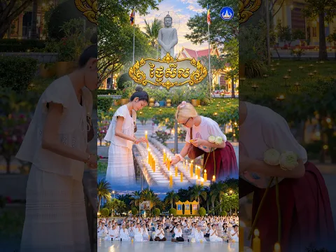 ទិដ្ឋភាពថ្ងៃឧបោសថសីល វត្តនិគ្រោធវ័ន គល់ទទឹង