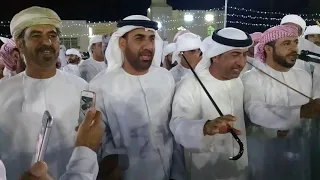 رزفة الشاعر محمد الشريف والشاعر سيف محمد الكعبي ف عرس غنام سالم ومصبح خلفان المقبالي ف رسة الملح دندنها