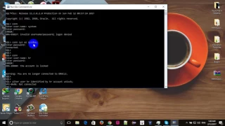 How to Create User using sQL command line