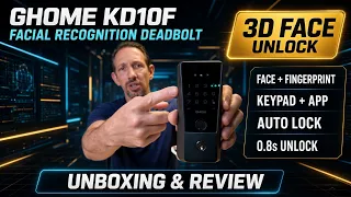 Need a Smart Deadbolt with Facial Recognition for Your Home or Airbnb? GHome KD10F Unboxing & Review