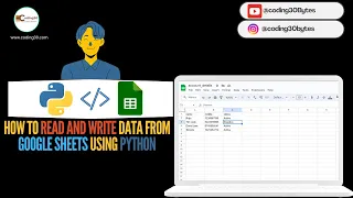 how to Read and Write data from google sheets using Python