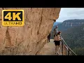 4k - Walking around Wentworth Falls Blue Mountains