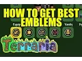Terraria Best Accessories - All Emblems