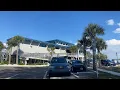 Rest area near the Skyway Bridge Tampa Bay Florida