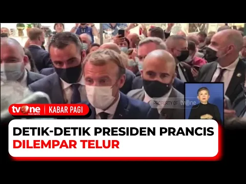 Waduh, Presiden Prancis Dilempar Telur Saat Pameran Tata Boga