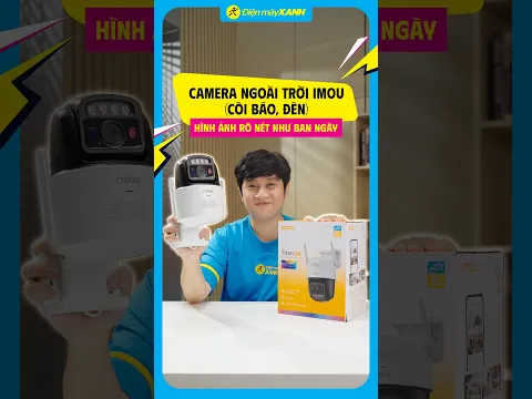 Sắm camera ngoài trời thông minh, trả chậm chỉ từ 292.000đ/tháng! #dienmayxanh #camera
