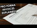 How do you get PAID IN ADVANCE Pro Forma Invoices Explained