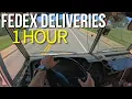 POV FedEx Deliveries for 1 HOUR Neighborhood Drops