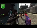CS Source Nuke 8 expert vs 16 normal bots 15 round win match as a CT force