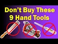 Tools Not To Buy Learn From My Mistakes