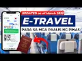 UPDATED E-TRAVEL GUIDE FOR DEPARTURE 2025 CFO required na GAWIN MO TO BAGO KA UMALIS NG BANSA