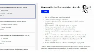 Cigna Accredo Work From Home I 17 18 I Remote Customer Service Representative I Paid Training